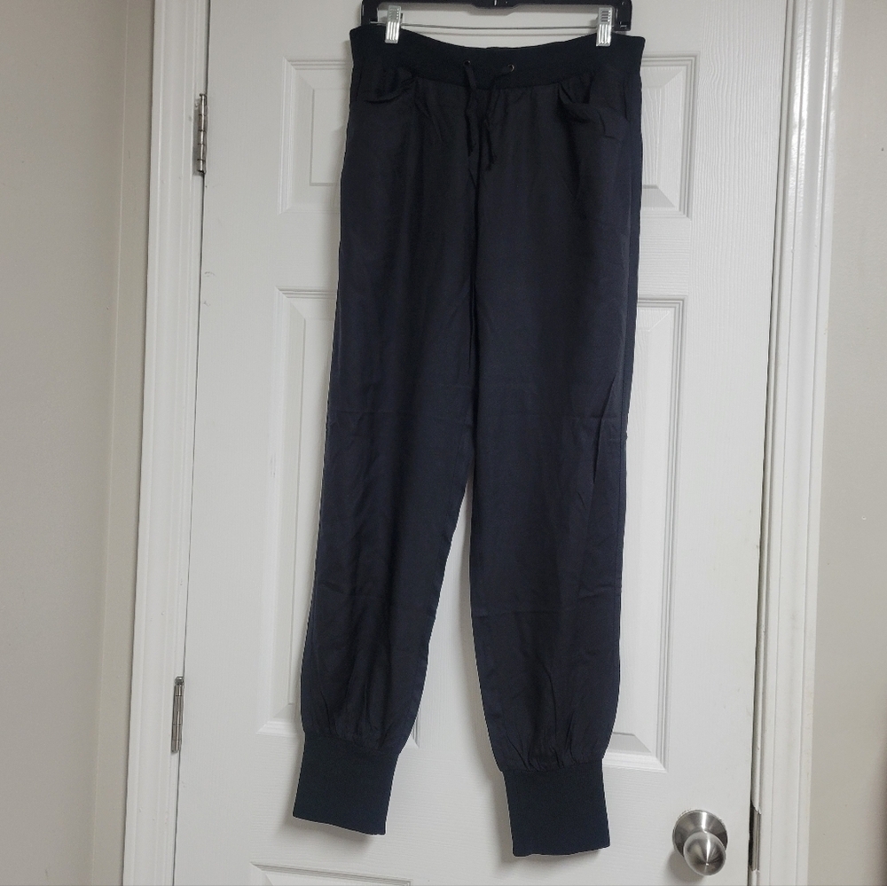 Rag & Bone 100% Silk Crepe Joggers.